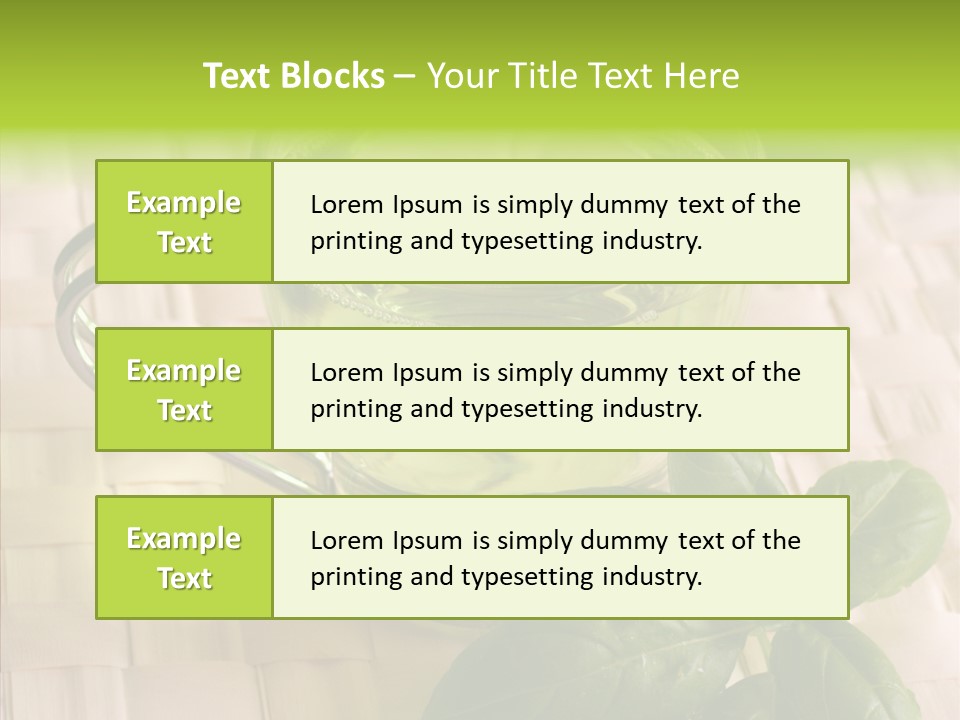 Freshness Grassy Light PowerPoint Template