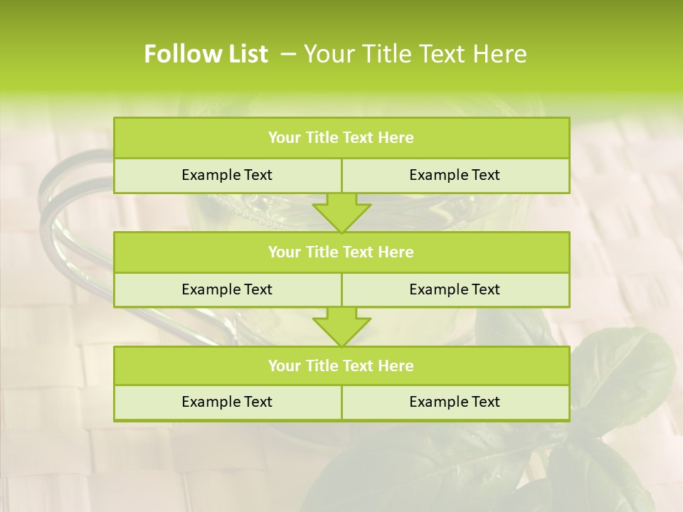 Freshness Grassy Light PowerPoint Template