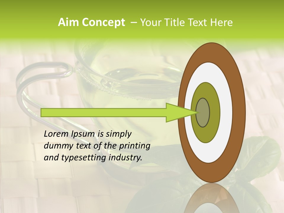 Freshness Grassy Light PowerPoint Template