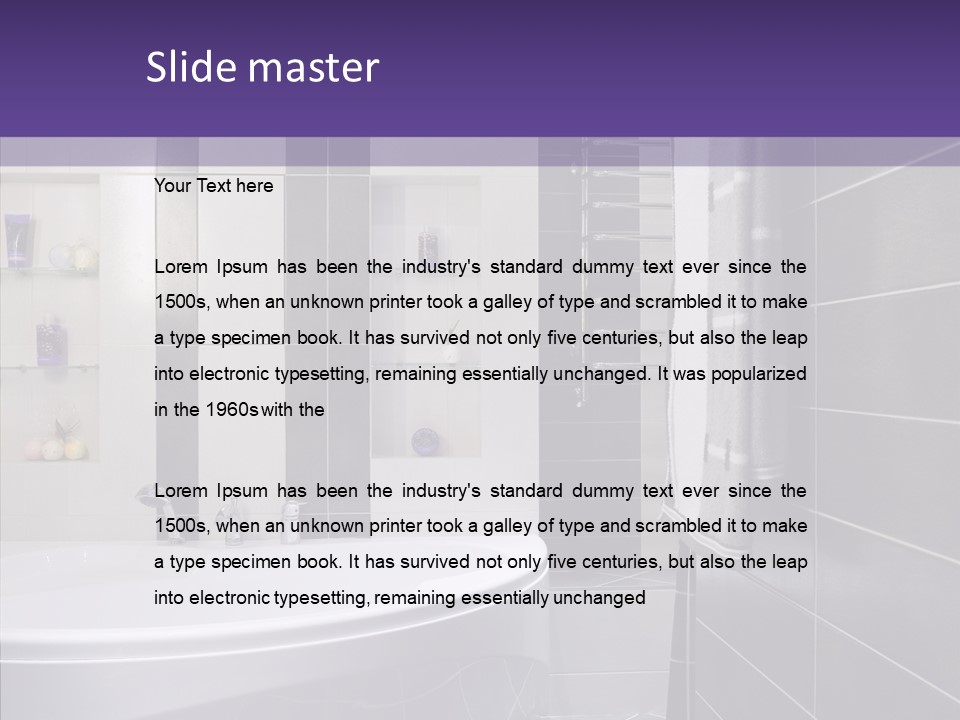 House Granite Modern PowerPoint Template