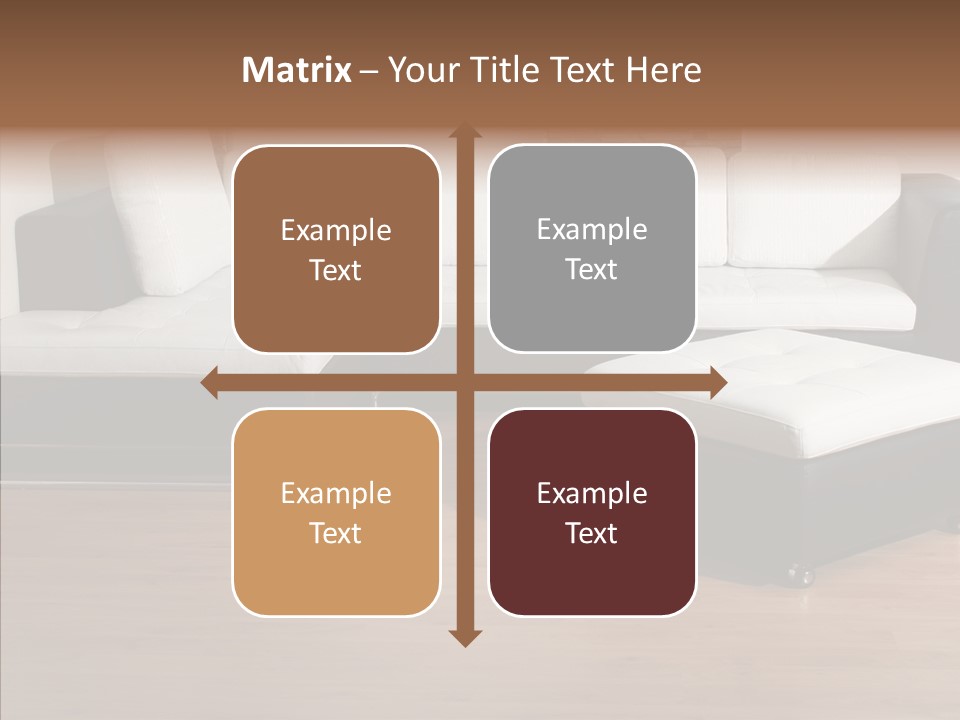 Furnishing Black Decoration PowerPoint Template