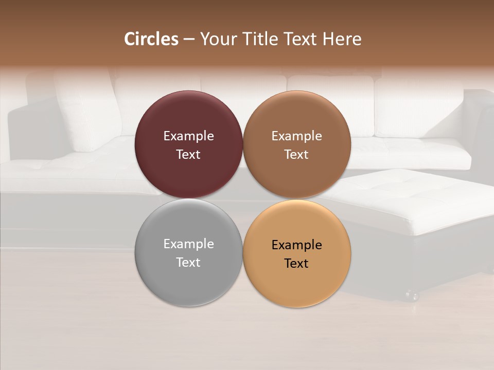 Furnishing Black Decoration PowerPoint Template