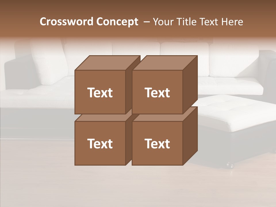 Furnishing Black Decoration PowerPoint Template