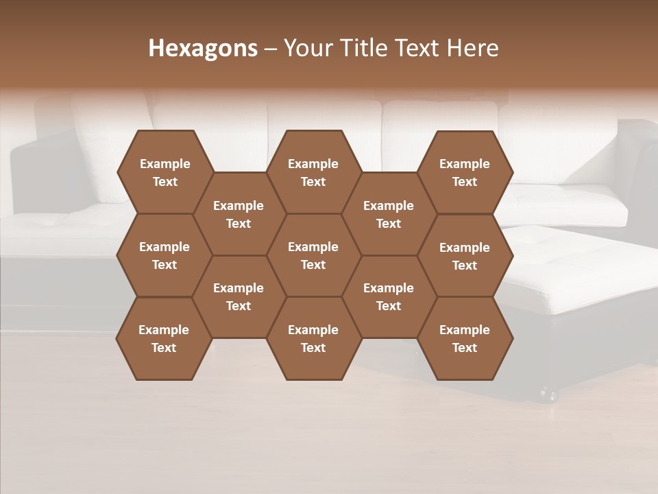 Furnishing Black Decoration PowerPoint Template