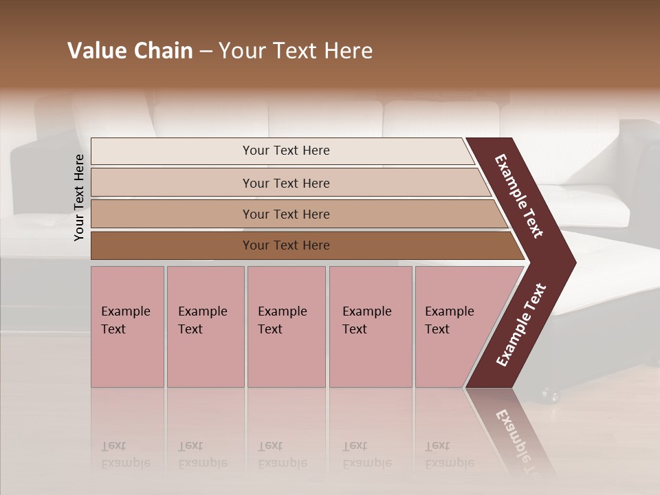 Furnishing Black Decoration PowerPoint Template