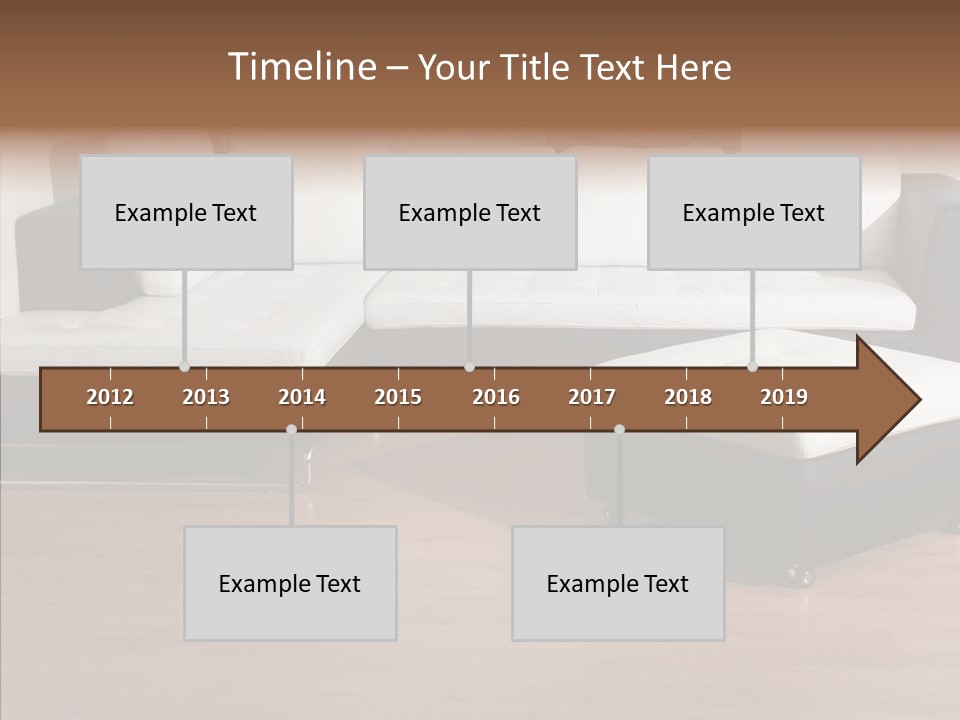Furnishing Black Decoration PowerPoint Template