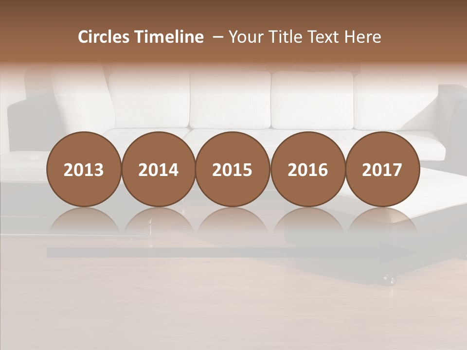 Furnishing Black Decoration PowerPoint Template