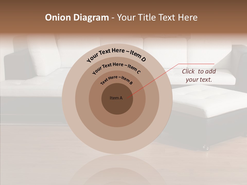 Furnishing Black Decoration PowerPoint Template