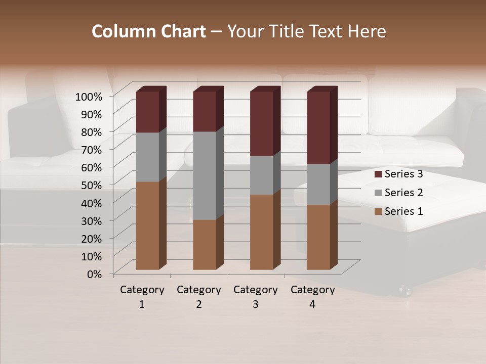 Furnishing Black Decoration PowerPoint Template