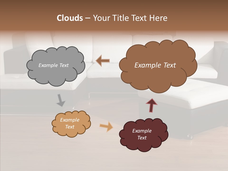 Furnishing Black Decoration PowerPoint Template