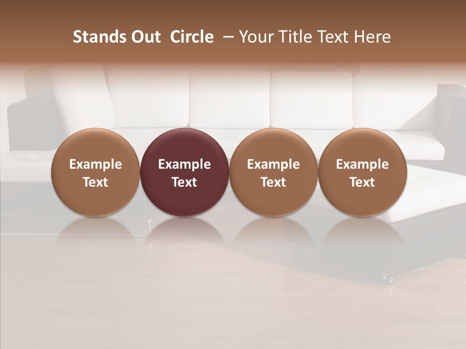 Furnishing Black Decoration PowerPoint Template