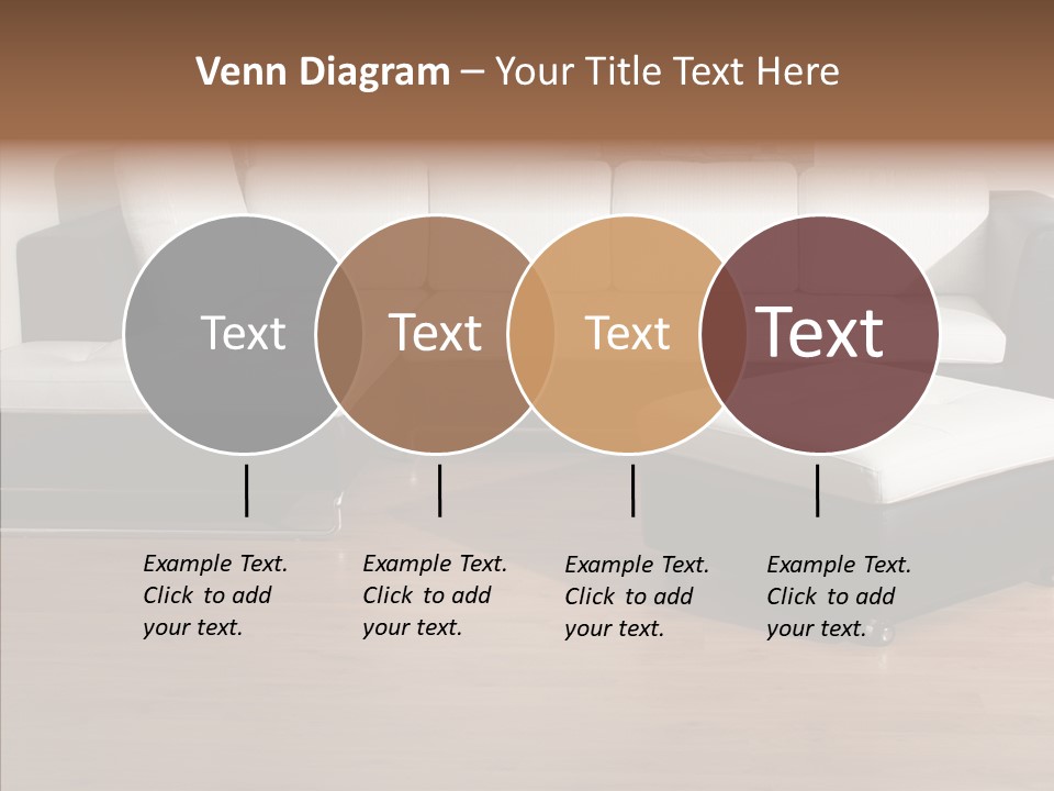 Furnishing Black Decoration PowerPoint Template