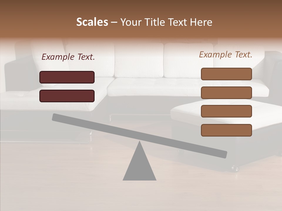 Furnishing Black Decoration PowerPoint Template