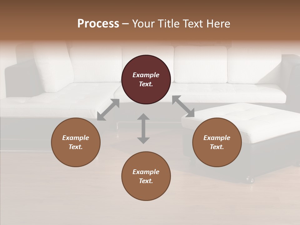 Furnishing Black Decoration PowerPoint Template