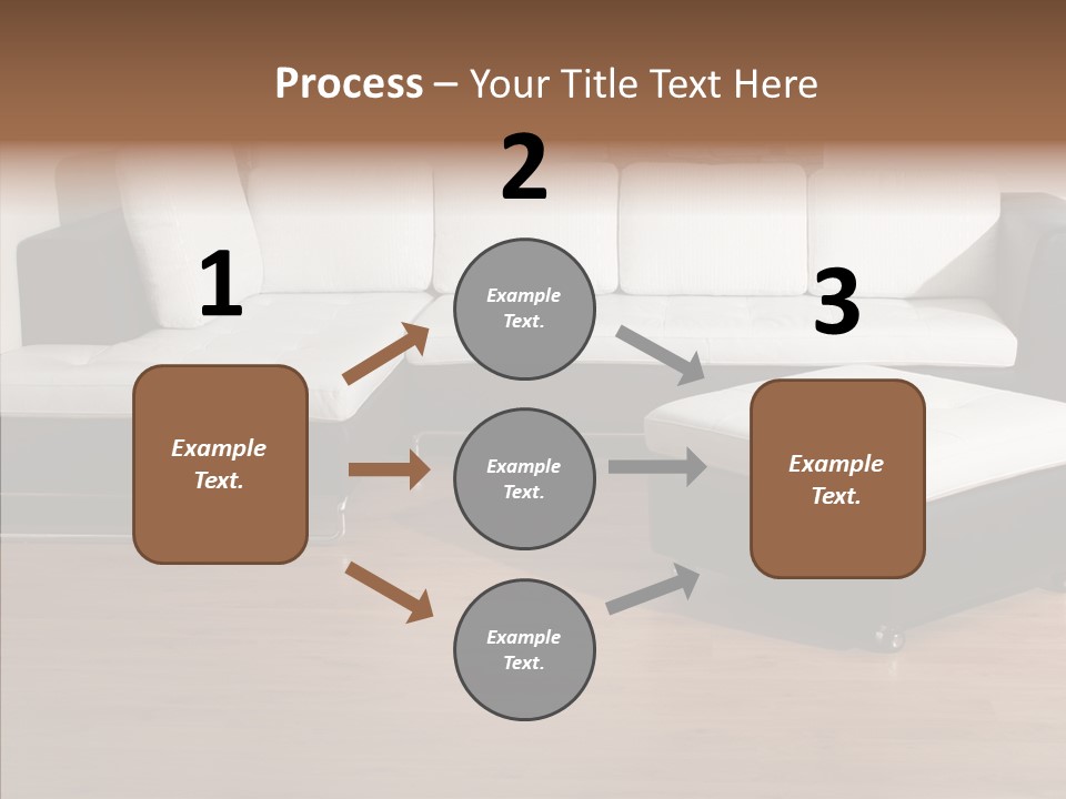 Furnishing Black Decoration PowerPoint Template