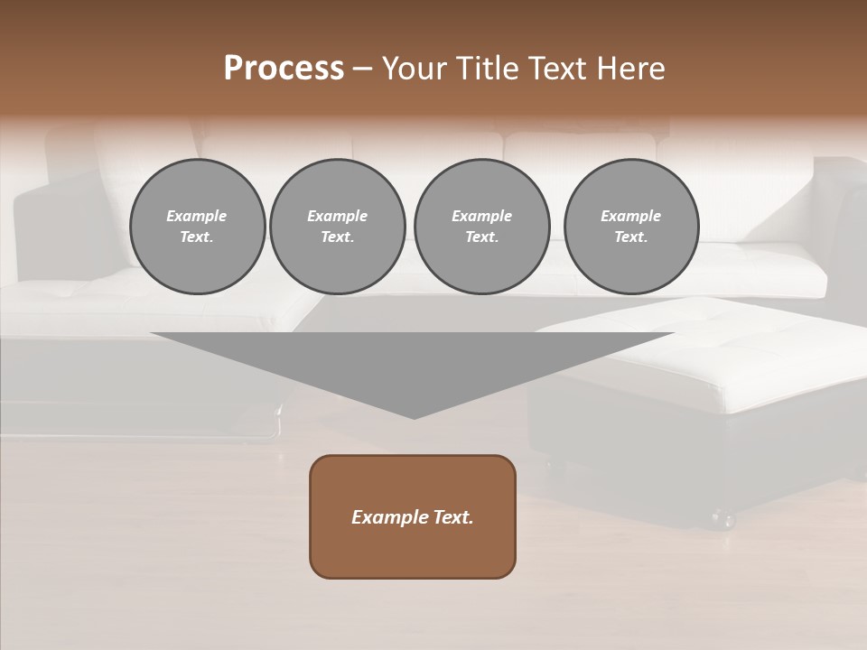 Furnishing Black Decoration PowerPoint Template