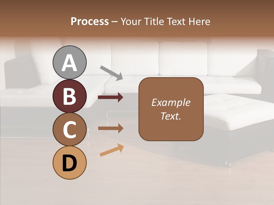 Furnishing Black Decoration PowerPoint Template