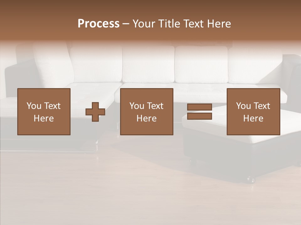 Furnishing Black Decoration PowerPoint Template