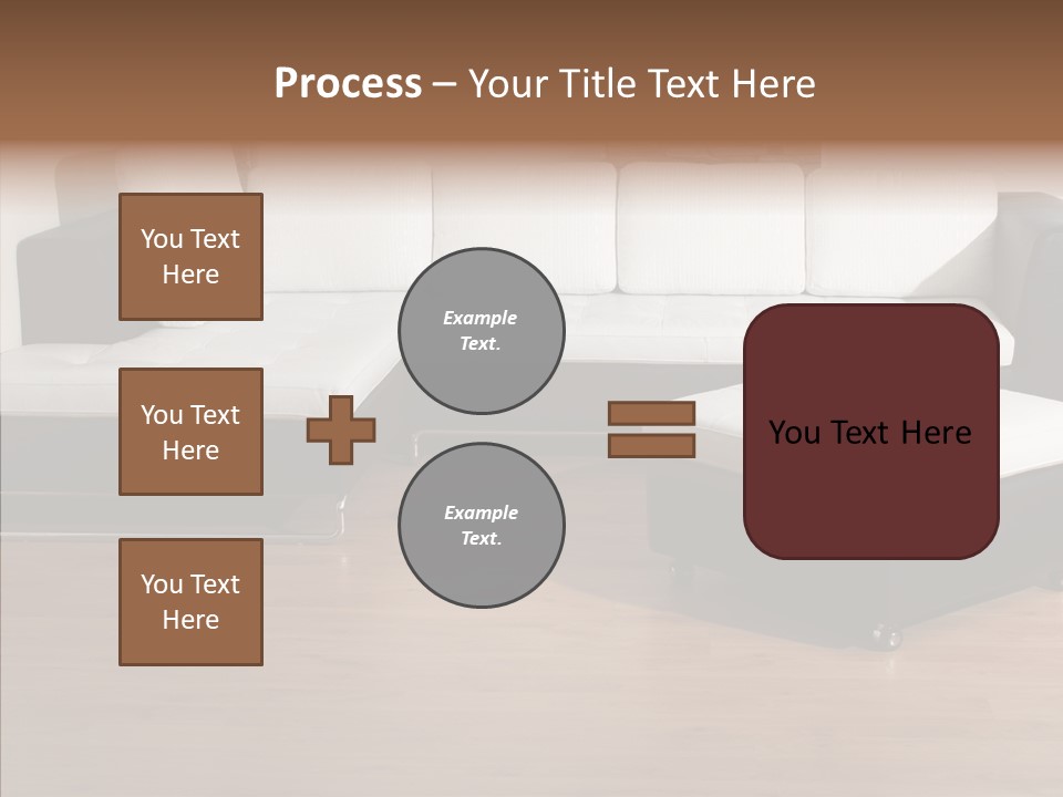 Furnishing Black Decoration PowerPoint Template