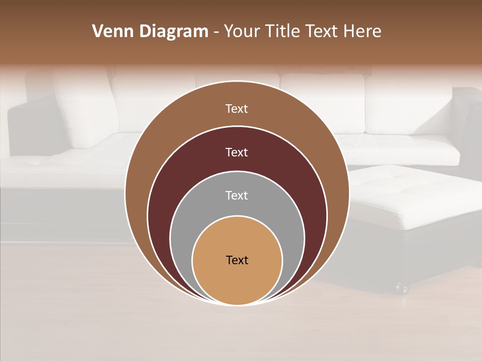 Furnishing Black Decoration PowerPoint Template