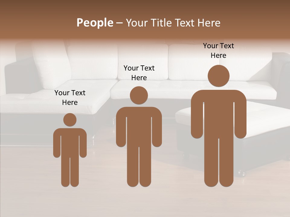 Furnishing Black Decoration PowerPoint Template