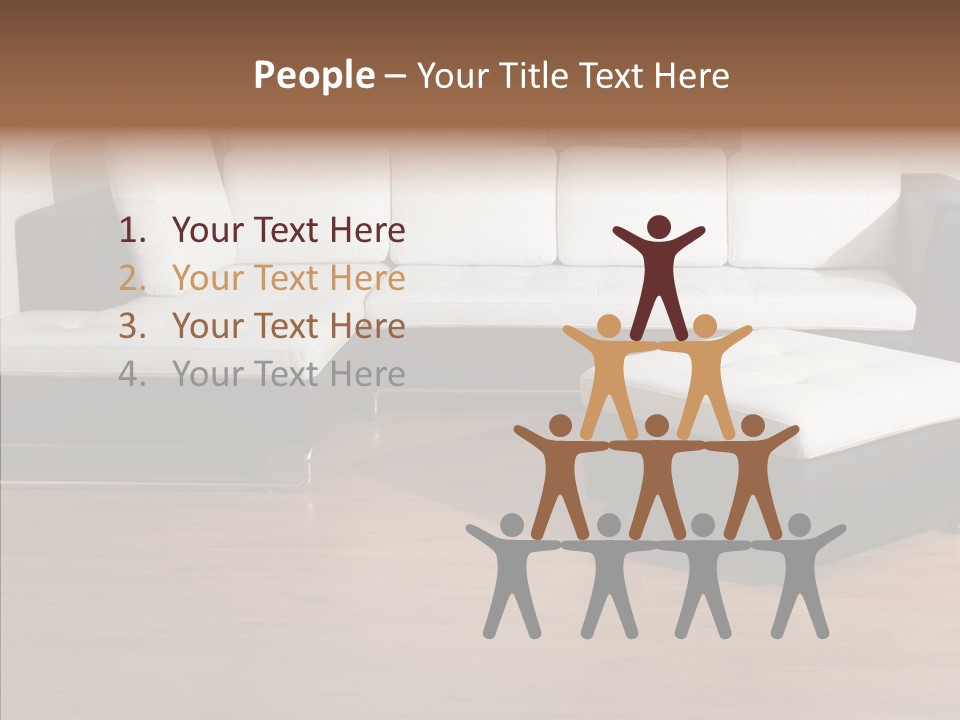 Furnishing Black Decoration PowerPoint Template