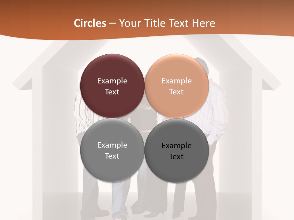 Father Happy Conceptual PowerPoint Template