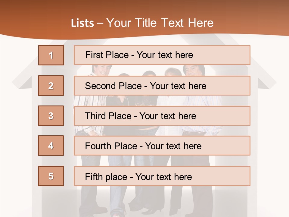 Father Happy Conceptual PowerPoint Template