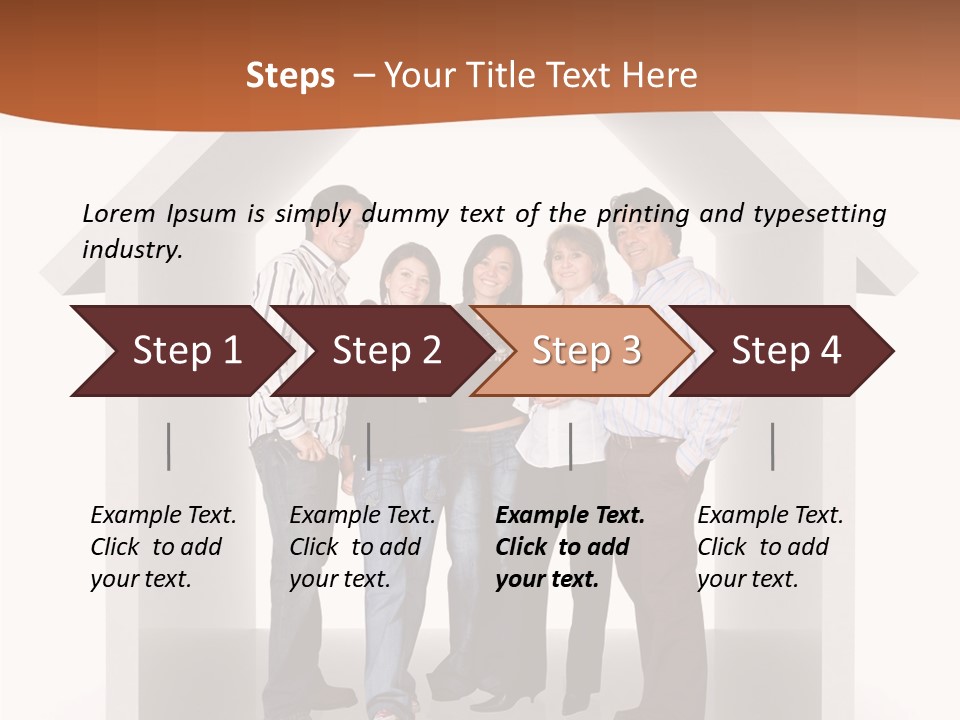 Father Happy Conceptual PowerPoint Template