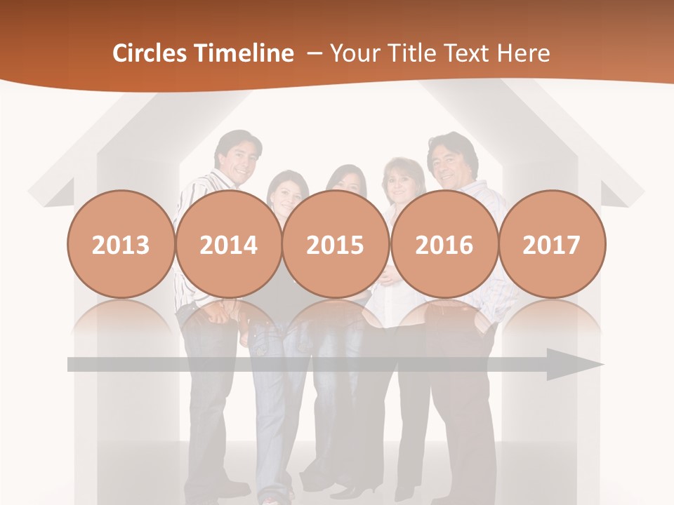 Father Happy Conceptual PowerPoint Template