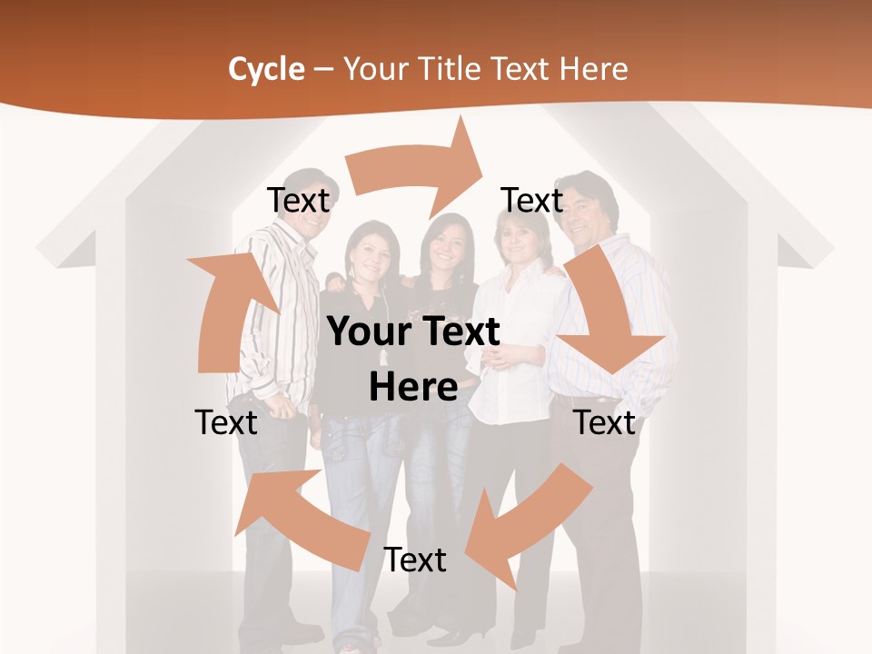 Father Happy Conceptual PowerPoint Template