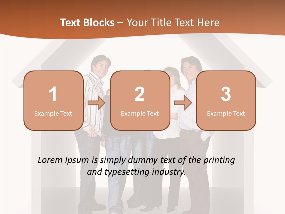 Father Happy Conceptual PowerPoint Template