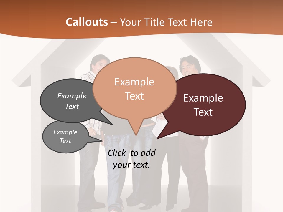 Father Happy Conceptual PowerPoint Template