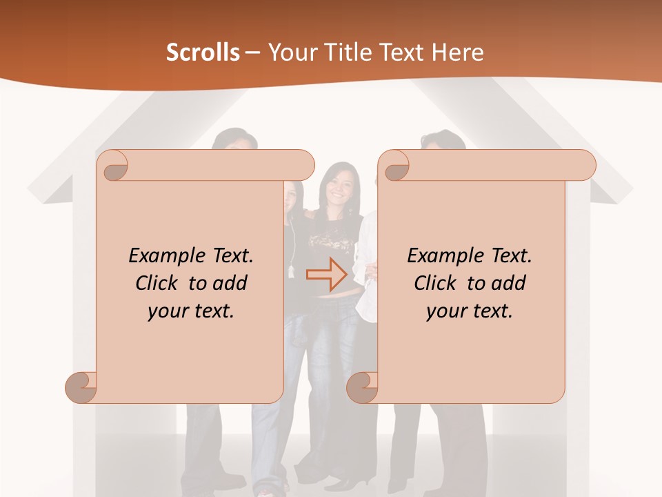 Father Happy Conceptual PowerPoint Template