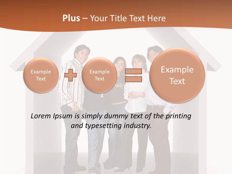 Father Happy Conceptual PowerPoint Template