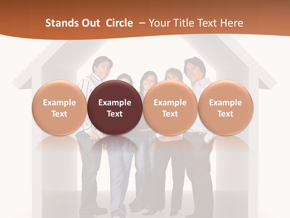 Father Happy Conceptual PowerPoint Template