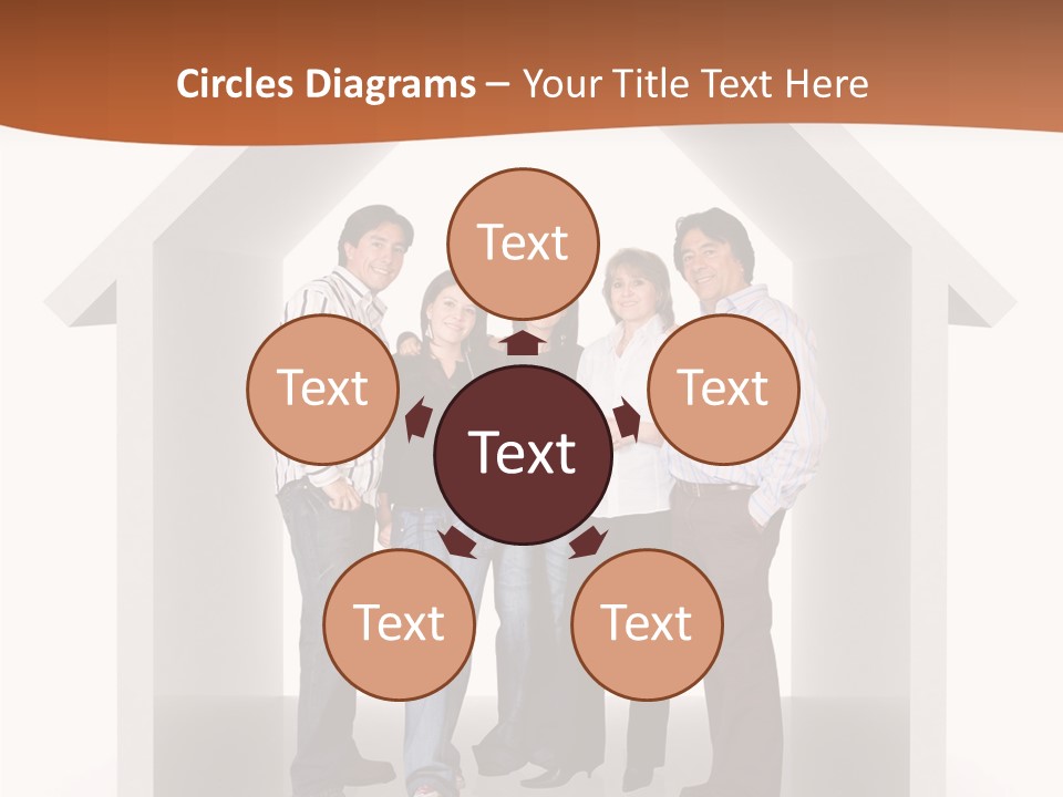 Father Happy Conceptual PowerPoint Template