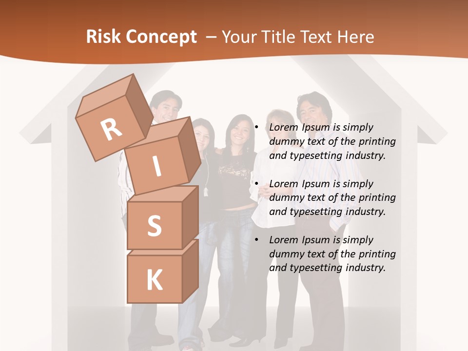 Father Happy Conceptual PowerPoint Template