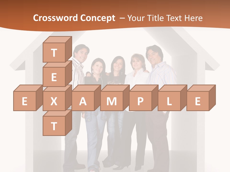 Father Happy Conceptual PowerPoint Template