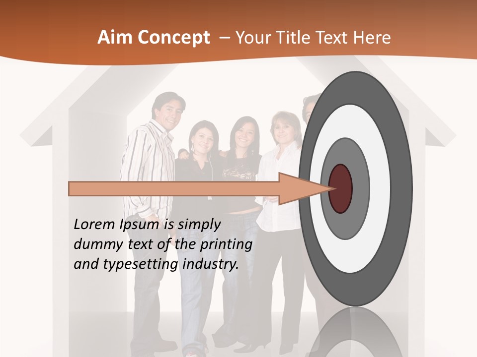 Father Happy Conceptual PowerPoint Template