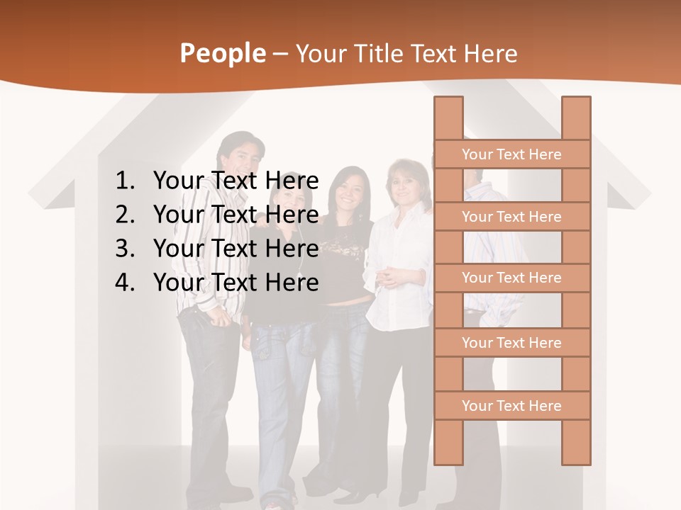 Father Happy Conceptual PowerPoint Template