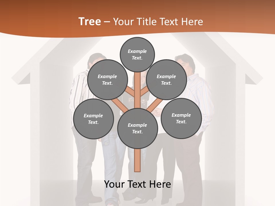 Father Happy Conceptual PowerPoint Template