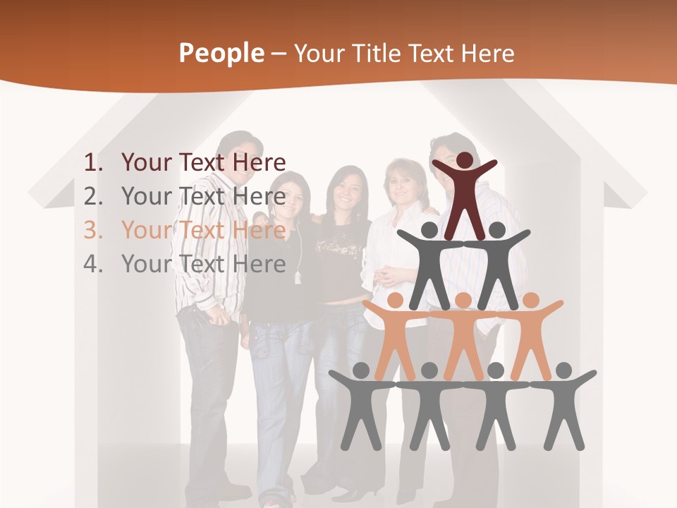 Father Happy Conceptual PowerPoint Template