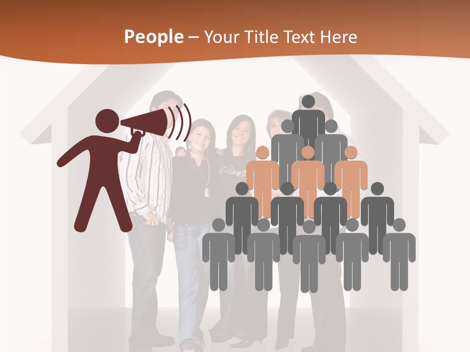 Father Happy Conceptual PowerPoint Template