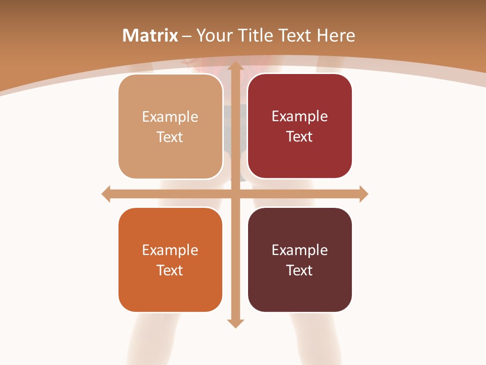 White Leggy Sporty PowerPoint Template