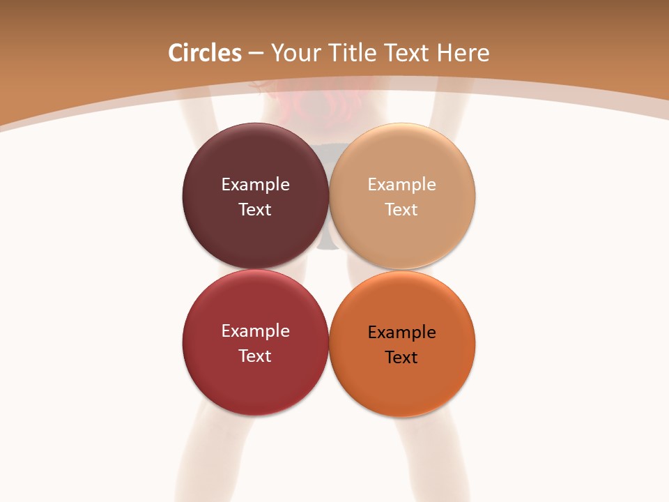 White Leggy Sporty PowerPoint Template