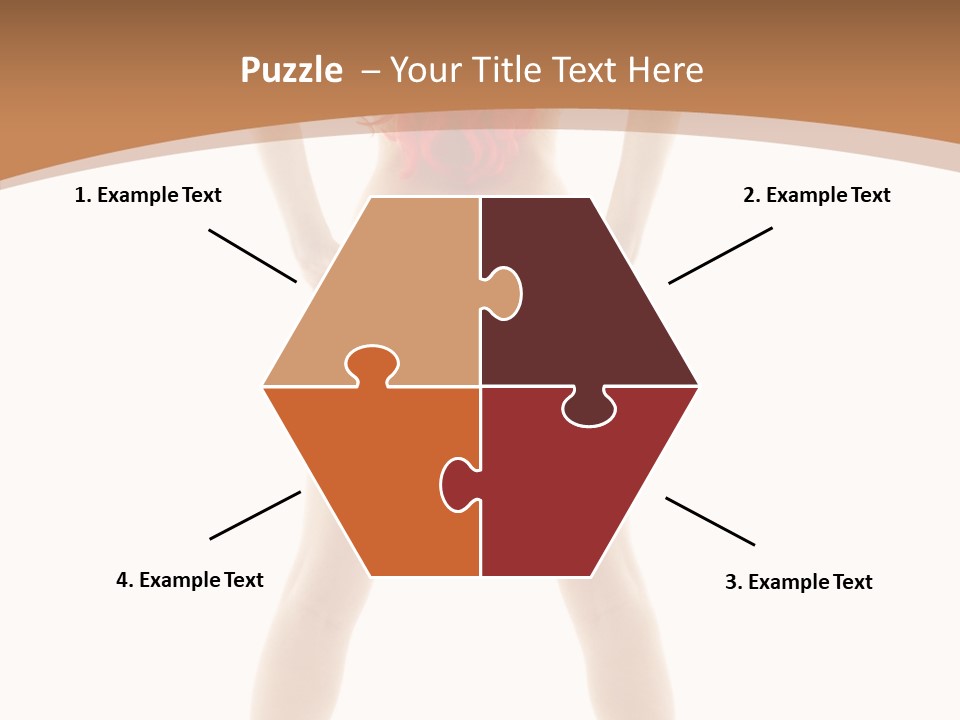 White Leggy Sporty PowerPoint Template