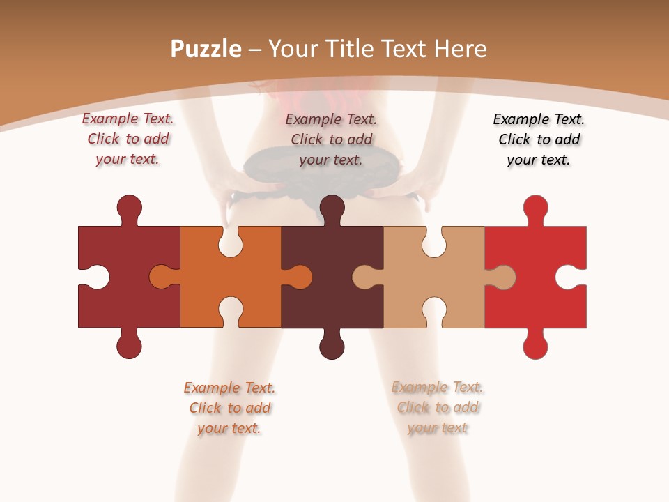 White Leggy Sporty PowerPoint Template