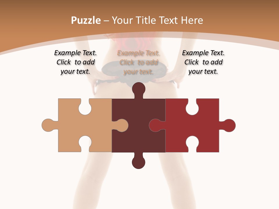 White Leggy Sporty PowerPoint Template