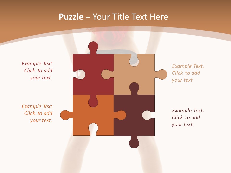 White Leggy Sporty PowerPoint Template